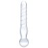 GLAS - Doble Dildo de Vidrio Transparente