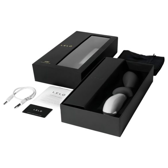 LELO Loki - masajeador prostático vibrador impermeable - silicona negra