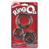 Screaming O - juego de anillos de silicona para el pene (3 uds)