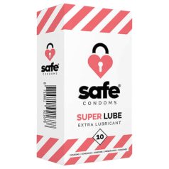 SAFE Super Lube - preservativo extra lubricado (10 unidades)