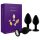 Rianne - Set de 3 Plugs Anales de Silicona (negro)