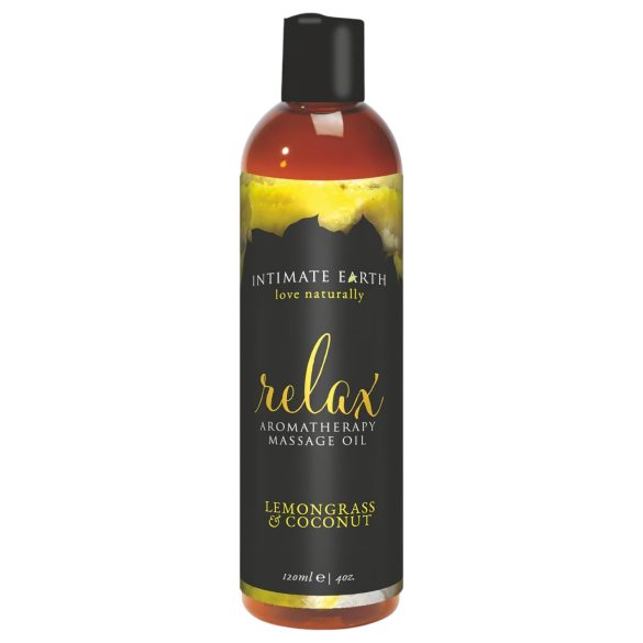 Intimate Earth Relax - Aceite masaje - hierba limón-coco (120ml)