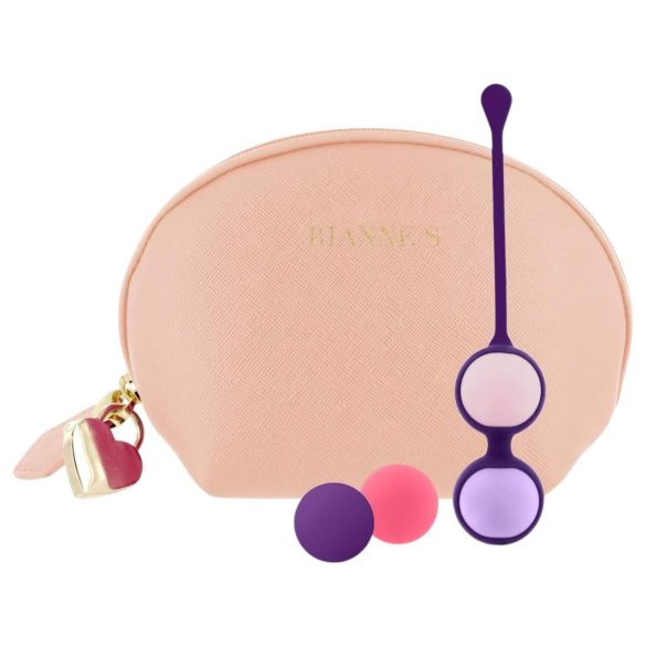 Rianne Essentials - Set de bolas geisha ajustables (color piel)