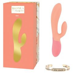   Rianne Essential Xena - vibrador recargable con calentador (melocotón coral)