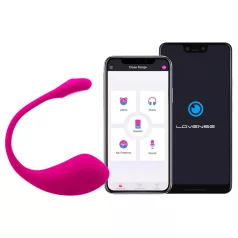   Lovense Lush 2 - huevo vibrador portátil controlado por app (rosa)