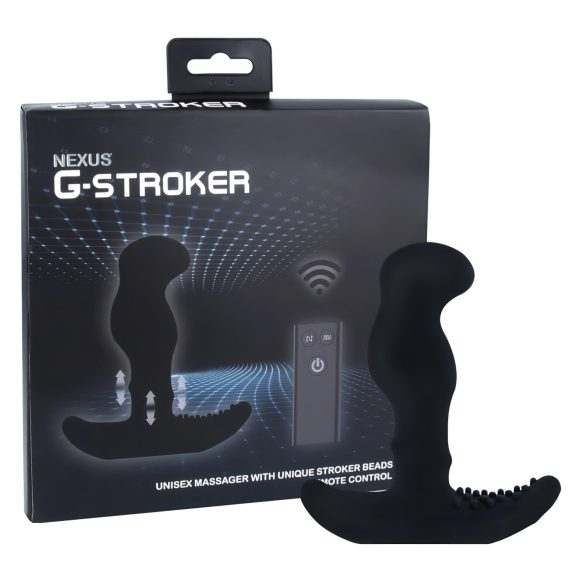 Nexus G-stroker - vibrador prostático con control remoto (negro)