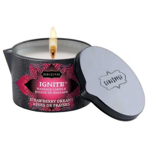 Kama Sutra - Vela de Masaje Vegana - Sueño de Fresa (170g)