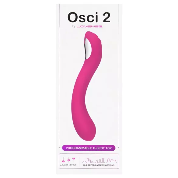 LOVENSE Osci 2 - vibrador punto G inteligente - silicona rosa