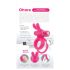 Anillo Vibrador Recargable Ohare Conejito (Rosa)