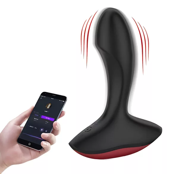 Magic Motion Solstice - Vibrador de próstata con control por app, para hombres (negro)