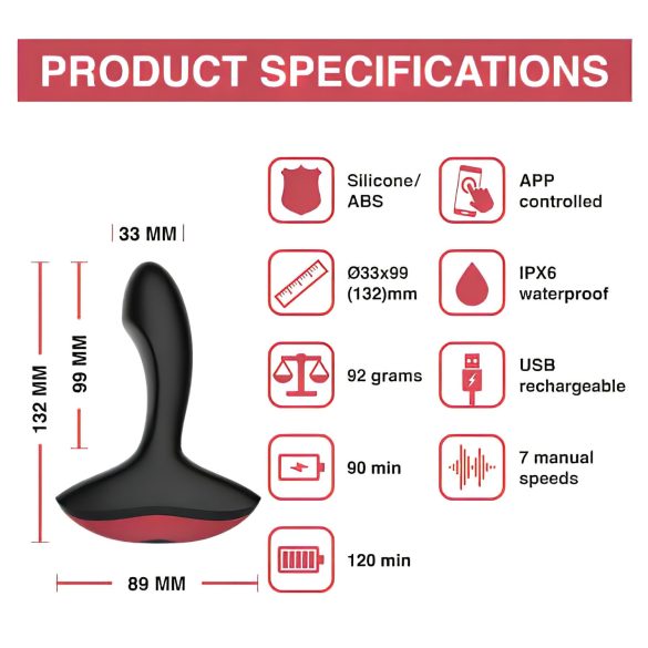 Magic Motion Solstice - vibrador prostático recargable inteligente