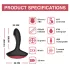 Magic Motion Solstice - Vibrador de próstata con control por app, para hombres (negro)