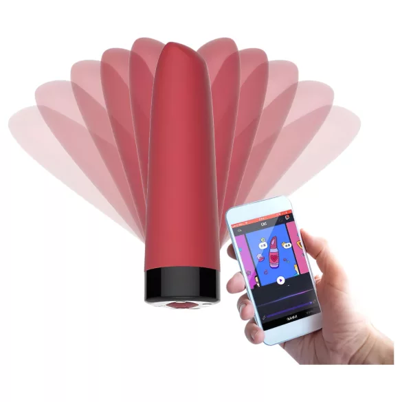 Magic Motion Awaken - mini vibrador inteligente recargable - silicona roja