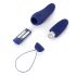 Huevo vibrador Deluxe B SWISH azul con mando