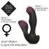 FEELZTOYS Black Jamba - Vibrador anal calentador con control remoto (negro)