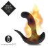 FEELZTOYS Black Jamba - Vibrador anal calentador con control remoto (negro)