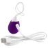 FEELZTOYS Anna - huevo vibrador recargable con control remoto (morado)