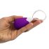 FEELZTOYS Anna - huevo vibrador recargable con control remoto (morado)