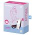 Satisfyer Traveler - Estimulador de clítoris recargable (negro-blanco)