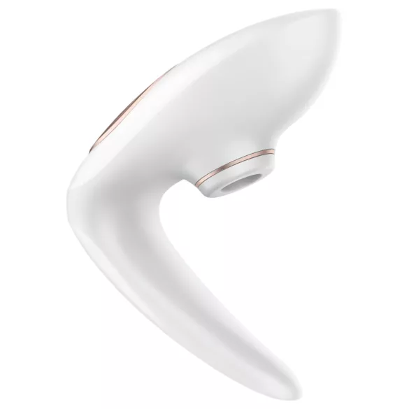 Satisfyer Pro 4 Couples - vibrador para parejas con succión recargable - blanco