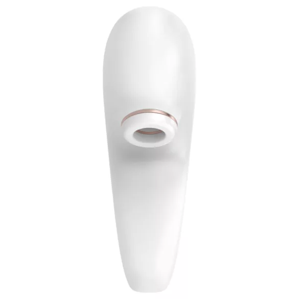 Satisfyer Pro 4 Couples - vibrador para parejas con succión recargable - blanco