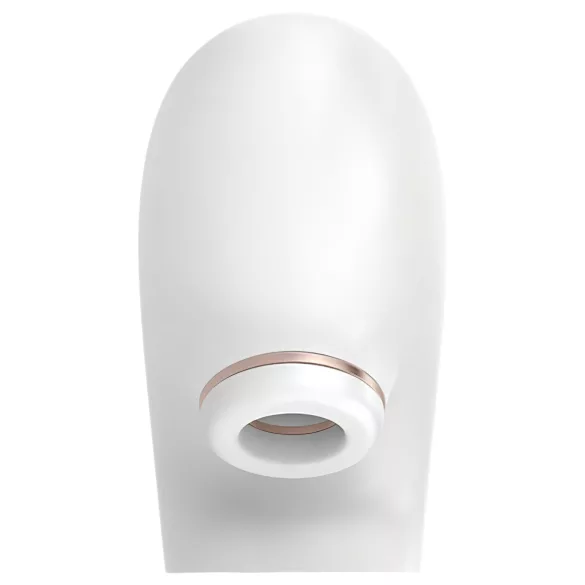 Satisfyer Pro 4 Couples - vibrador para parejas con succión recargable - blanco