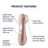 Satisfyer Pro 2 Gen2 - estimulador de clítoris recargable (marrón)