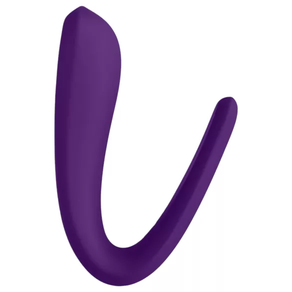 Satisfyer Doble Clásico - vibrador impermeable recargable para parejas (lila)