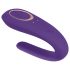 Satisfyer Doble Clásico - vibrador dual resistente al agua, recargable (morado)