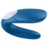 Satisfyer Ballena Doble - Vibrador para Parejas con 2 Motores (azul)