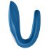 Satisfyer Ballena Doble - Vibrador para Parejas con 2 Motores (azul)