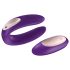 Satisfyer Doble Plus Remote - vibrador de pareja recargable con control remoto (lila)