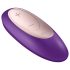 Satisfyer Doble Plus Remote - vibrador de pareja recargable con control remoto (lila)