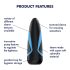 Satisfyer Men One - masturbador de succión (azul-negro)