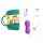 FeelzToys Twisty - Huevo vibrador giratorio (púrpura)