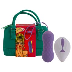 FEELZTOYS Jivy - huevo vibrador púrpura con mando