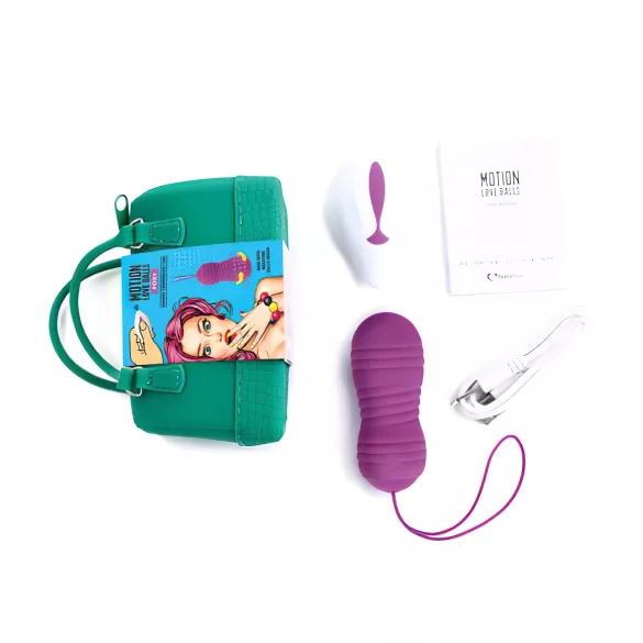 FEELZTOYS Foxy - huevo vibrador impermeable - silicona lila