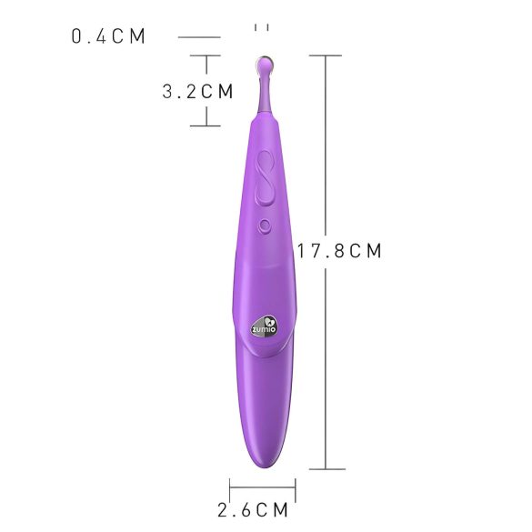 Zumio Soft - vibrador recargable para clítoris - silicona - lila