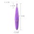 Zumio Soft - vibrador suave recargable (morado)