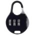 LOCK A WILLY - Jaula de Silicona con Candado para Pene (Negra)