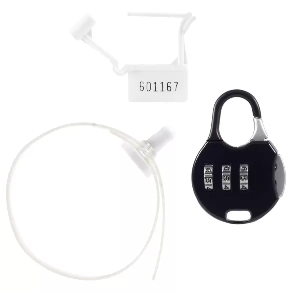 LOCK A WILLY - jaula para pene con candado - silicona negra