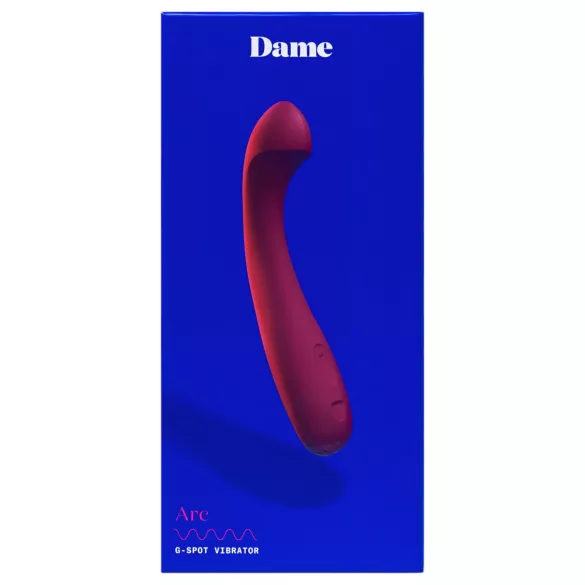 Dame Arc - vibrador punto G recargable - silicona rosa