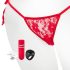Screaming O Panty Set - tanga vibrador - rojo (S-L)
