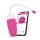 Magic Motion Vini - Huevo vibrador inteligente (rosa-blanco)