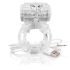 Screaming O - Anillo vibrador transparente con estrellas y batería recargable