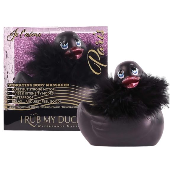 My Duckie Paris 2.0 - vibrador negro para clítoris