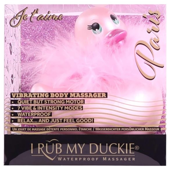 My Duckie Paris 2.0 - vibrador patito impermeable para clítoris (rosa)