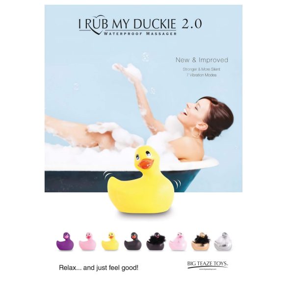 My Duckie Paris 2.0 - vibrador estimulador de clítoris - plateado