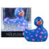 My Duckie Romance 2.0 - vibrador resistente al agua (azul-rosado)