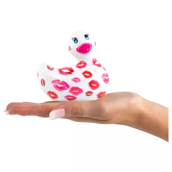 My Duckie Romance 2.0 - vibrador de clítoris impermeable (blanco y rosa)